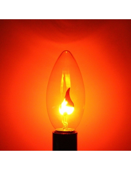Ampoule Effet Flamme E14 : Créez une Ambiance Magique pour Halloween et Plus