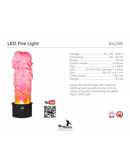 Machine à Effet de Flamme LED Réaliste