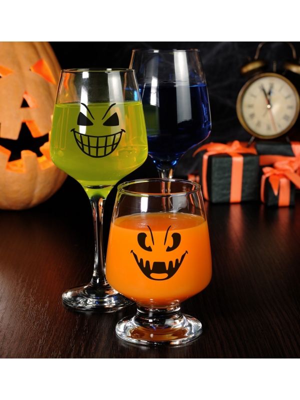 Autocollants Citrouille d'Halloween : Ajoutez une Touche de Magie à Vos Verres et Bouteilles !