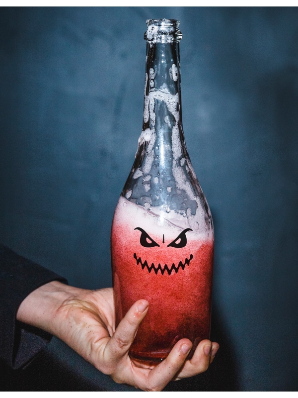 Autocollants Citrouille d'Halloween : Ajoutez une Touche de Magie à Vos Verres et Bouteilles !