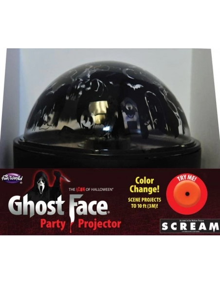 Projecteur de scène Ghost Face® : un accessoire effrayant pour Halloween