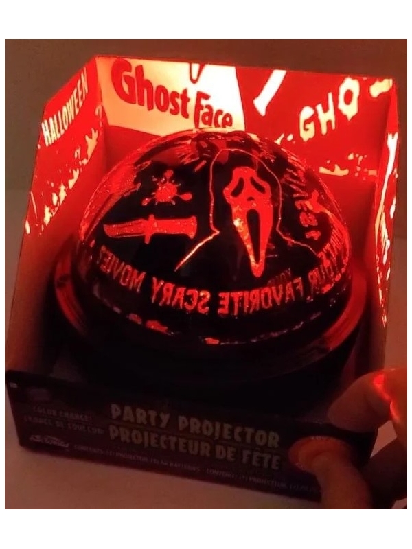 Projecteur de scène Ghost Face® : un accessoire effrayant pour Halloween