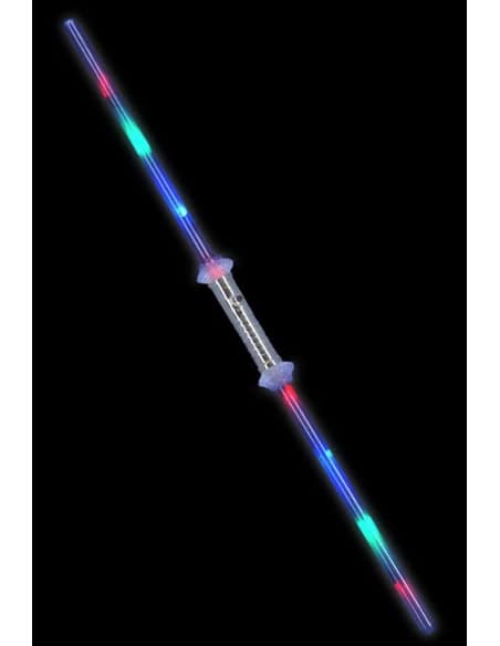 Sabre Lumineux à LED et Double Lame de 74 cm