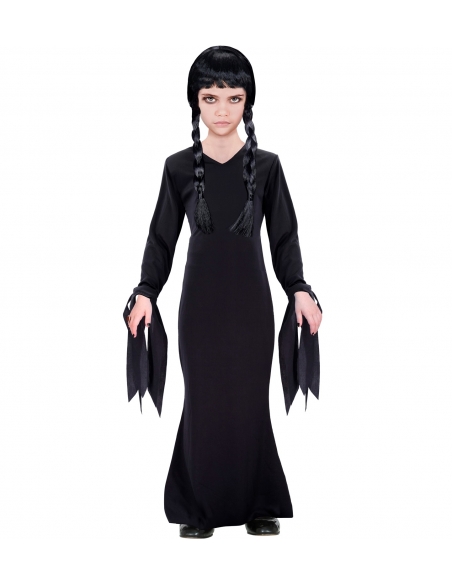 Incarnez Mercredi avec un Déguisement Gothique : Un Costume Sombre pour une Fille Élégante