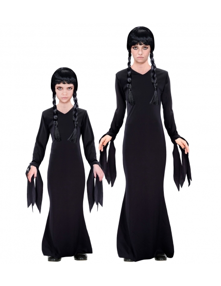 Incarnez Mercredi avec un Déguisement Gothique : Un Costume Sombre pour une Fille Élégante