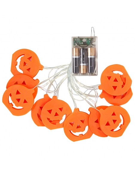 Guirlande Lumineuse Citrouille avec Changement de Couleur : Éclairez Halloween en Beauté