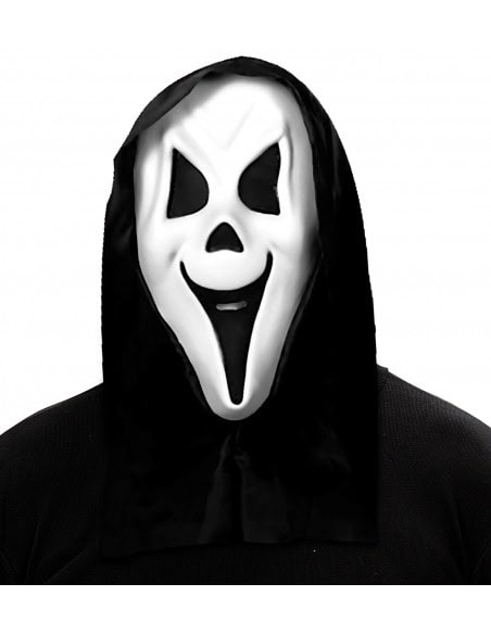 Masque de Fantôme à Capuche avec Filet pour les Yeux : L'Accessoire Parfait pour Halloween