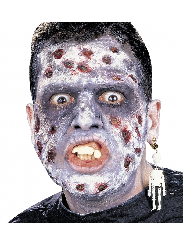 Set Maquillage Zombie avec Accessoires pour une Transformation Effrayante à Halloween