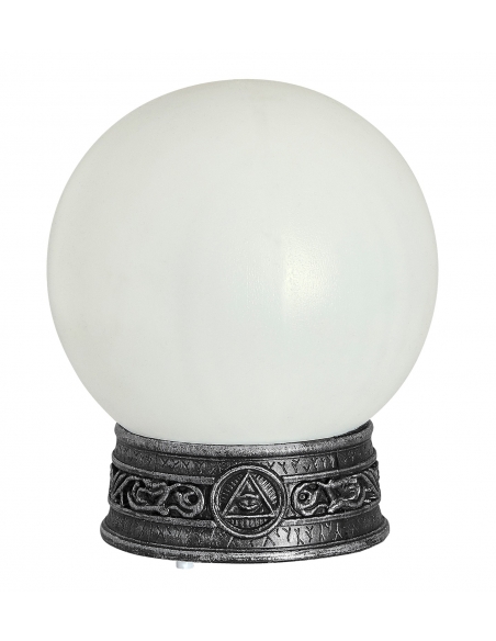 Boule de Cristal avec Support - Changement de Couleur et Sons Effrayants