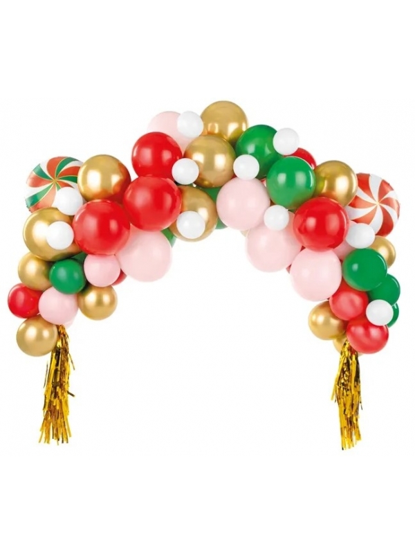Illuminez Noël avec la Guirlande de Ballons Bonbons : Magie de Couleurs et Créativité Festive