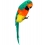 Perroquet à Plumes Vert, Orange et Jaune : Un Toucan Coloré