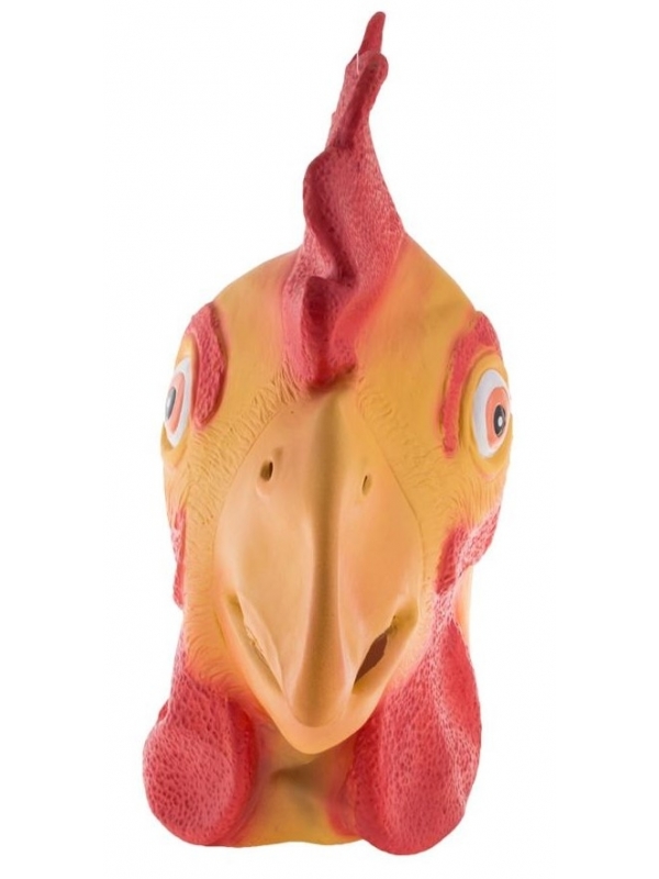 Masque Intégral de Coq en Latex : Incarnez la Fierté de la Basse-cour