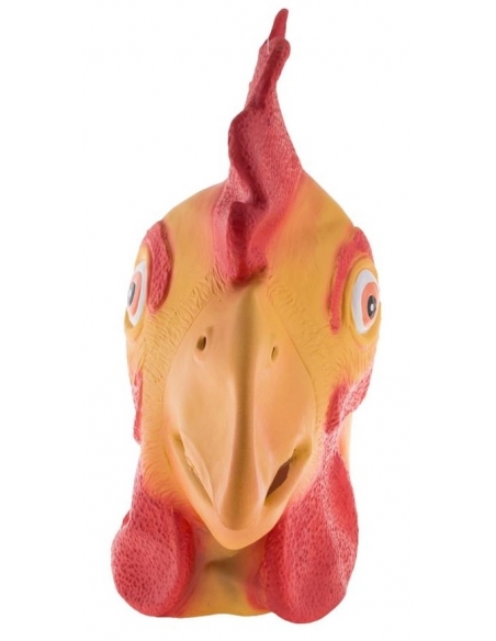 Masque Intégral de Coq en Latex : Incarnez la Fierté de la Basse-cour