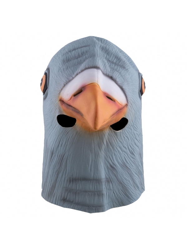 Masque Intégral de Pigeon Gris : Envolez-vous dans le Monde des Oiseaux