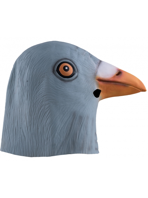 Masque Intégral de Pigeon Gris : Envolez-vous dans le Monde des Oiseaux