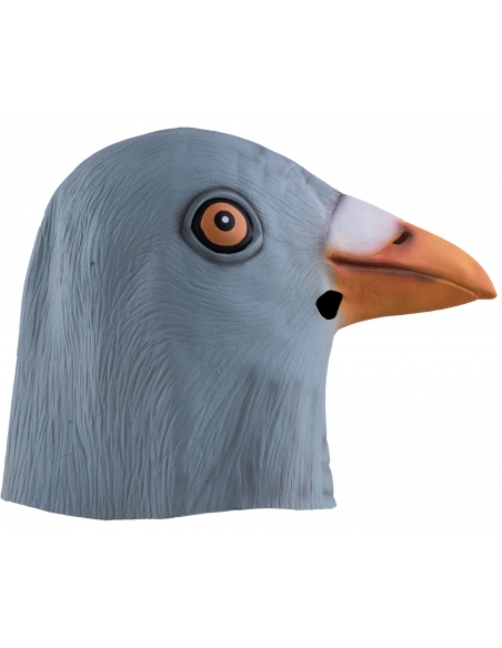 Masque Intégral de Pigeon Gris : Envolez-vous dans le Monde des Oiseaux