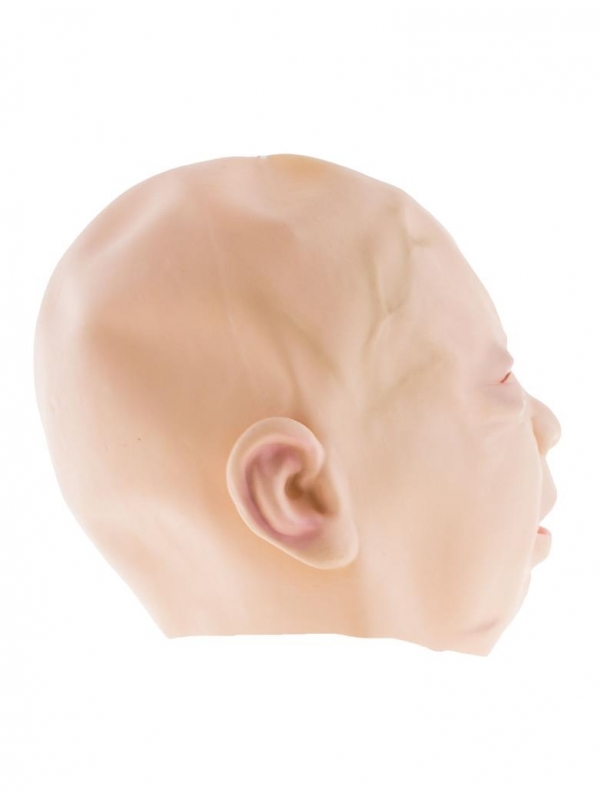 Masque Intégral en Latex de Bébé Chauve qui Pleure : Créez une Atmosphère Unique