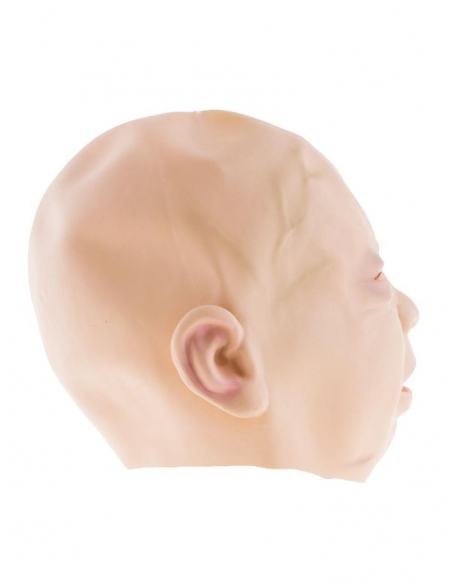 Masque Intégral en Latex de Bébé Chauve qui Pleure : Créez une Atmosphère Unique
