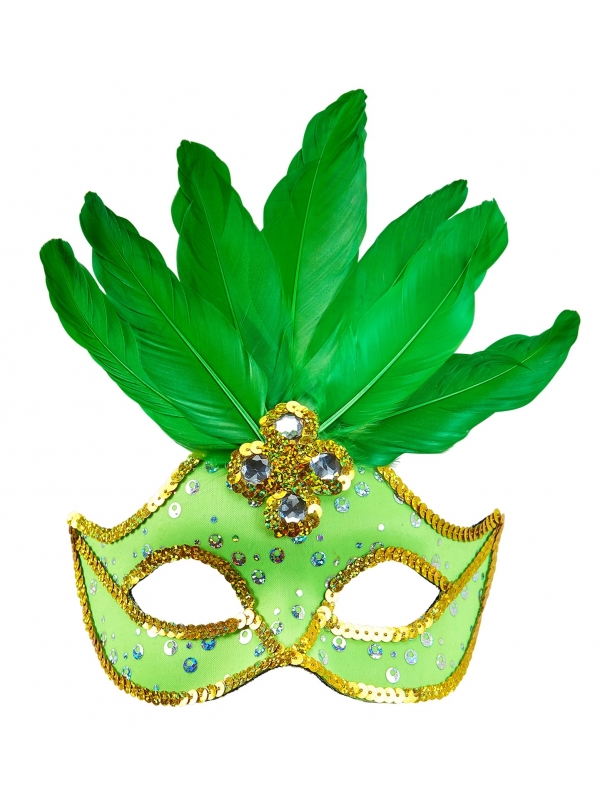 Masque Loup Néon Vert Néon : L'Accessoire Incontournable pour des Fêtes Éclatantes