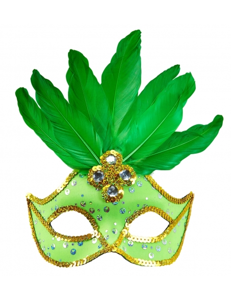 Masque Loup Néon Vert Néon : L'Accessoire Incontournable pour des Fêtes Éclatantes
