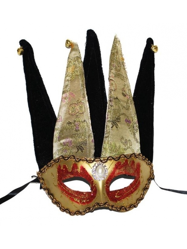 Loup de Venise Décoré : Élégance Mystérieuse pour Votre Carnaval