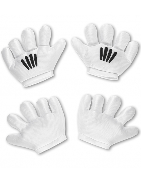 Gants Blancs des Dessins Animés : Incarnez Minnie, Mickey Mouse et Super Mario avec Style