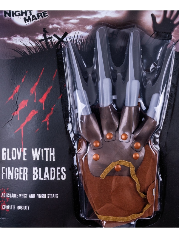 Gants à Griffe Freddy Krueger | Effrayez la Foule à Halloween
