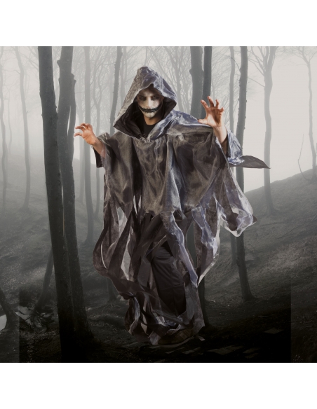 Cape de Démon Grise en Lambeaux - Accessoire Halloween