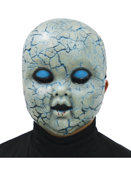 Masque Facial lumineux de Poupée Hantée en Vacuform