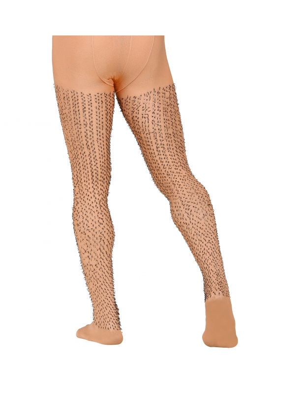 Collants Chair 60 DEN avec Faux Poils : L'Accessoire Incontournable pour Épater la Galerie