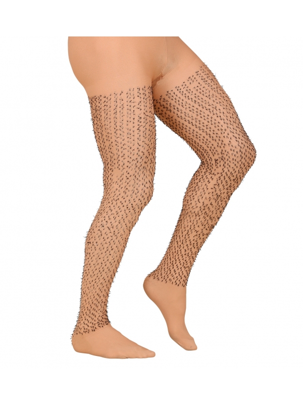 Collants Chair 60 DEN avec Faux Poils : L'Accessoire Incontournable pour Épater la Galerie