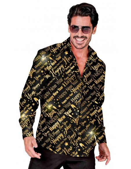 Chemise Nouvel An homme - Éclat Festif pour la Saint-Sylvestre