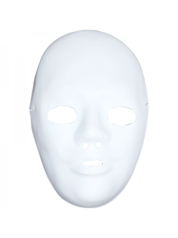 Masque blanc à décorer avec front | Accessoires