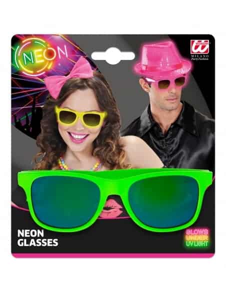 Lunettes néons vertes - Années 80s