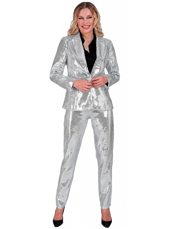 Pantalon Pailleté Argent pour Femme | Collection Party Fashion