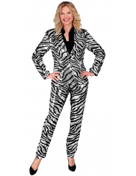 Pantalon Crayon Femme à Sequin Argent : Élégance et Glamour pour Soirées Festives