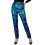 Pantalon Pailleté Bleu à Sequins : Éclat des Vagues Lumineuses et Style Festif