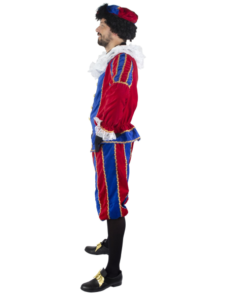 Déguisement Père Fouettard Rouge & bleu Homme