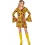 Robe courte Femmes Années 70's Fashion à Motifs Multicolores