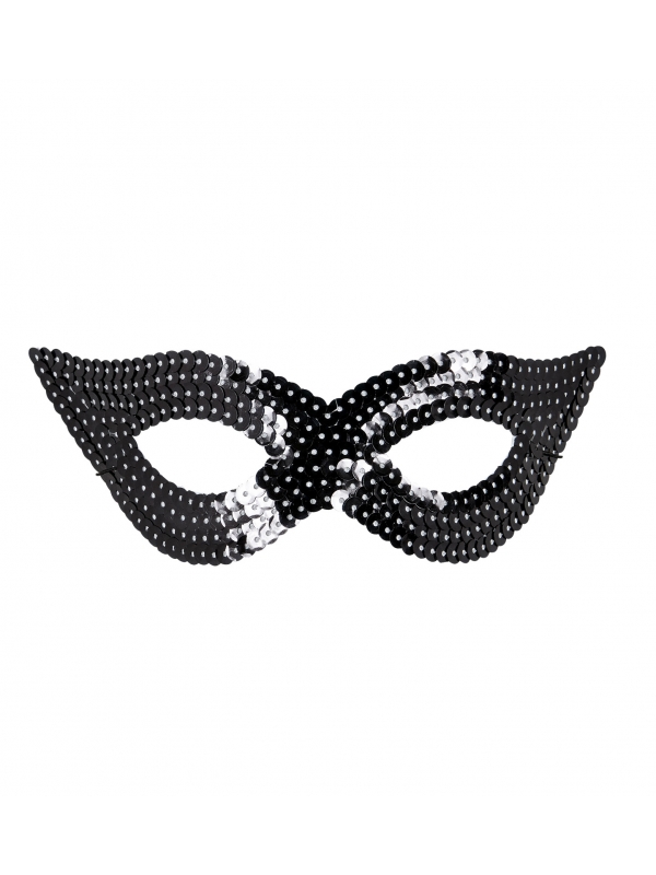 Masque Loup Sequin Noir pour toutes vos fêtes