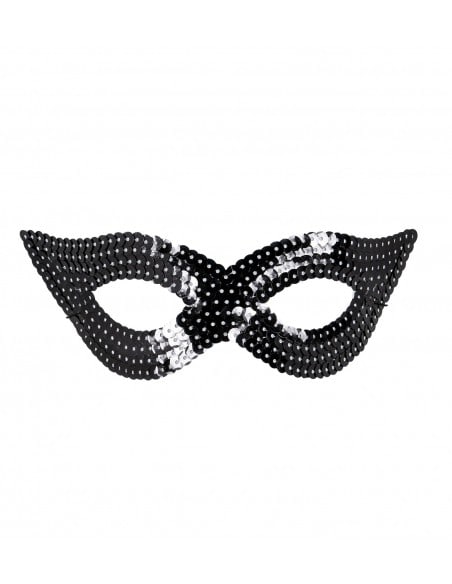 Masque Loup Sequin Noir pour toutes vos fêtes