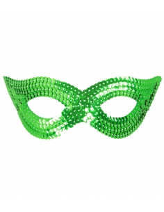 Masque Loup Sequin Vert : L'accessoire indispensable pour briller en soirée 2