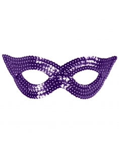 Masque Loup à Sequin Violet : La Touche Élégante de Vos Soirées 2