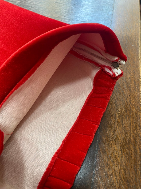 Costume Père Noël qualité professionnelle avec gilet vert
