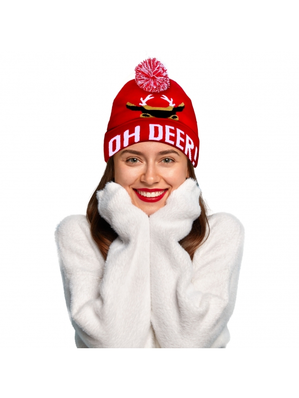 Bonnet Renne de Noël : Une Touche Ludique pour les Fêtes