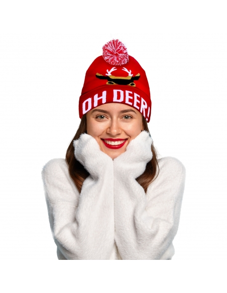 Bonnet Renne de Noël : Une Touche Ludique pour les Fêtes