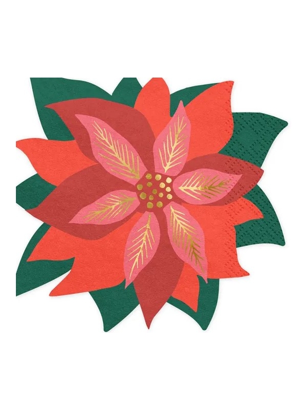 Serviettes de table étoile de Bethléem, Noël (1 pqt. / 20 pc.)