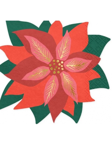 Serviettes de table étoile de Bethléem, Noël (1 pqt. / 20 pc.)