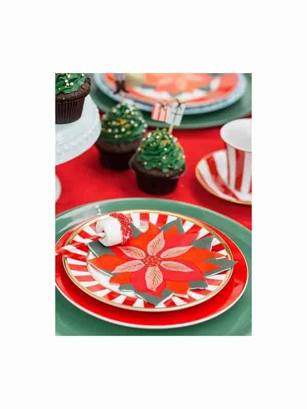 Serviettes de table étoile de Bethléem Noël, mix, 14.5x15.5cm (1 pqt. / 20 pc.)