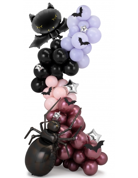Guirlande de Ballons pour Halloween : Un Mélange Festif de Couleurs et de Fun !